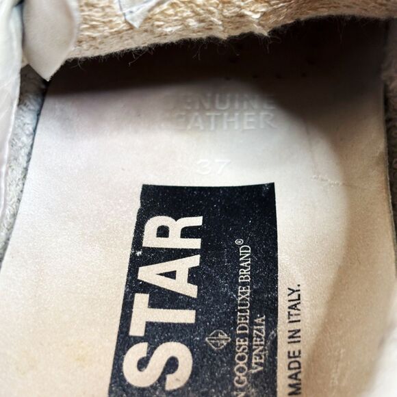 Golden Goose Hi Star Gold Platform Sneakers - Picture 3 of 9